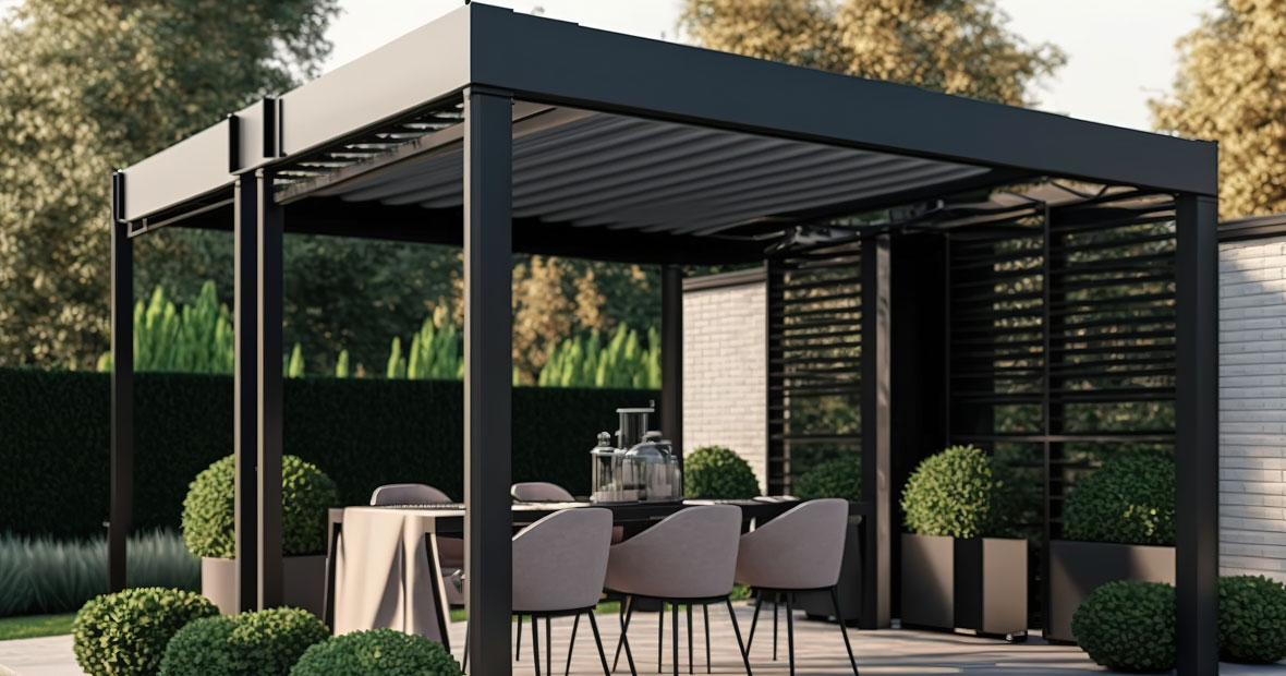 Pergola bioclimatique